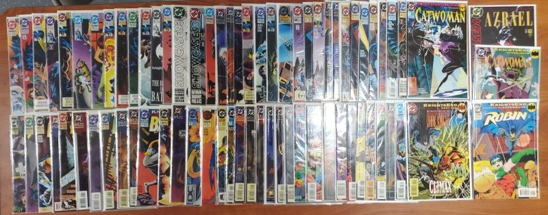 Batman Knightfall / Knightquest /knights END Complete SET Run Lot of 73 1993 DC (DC Comics, 1993), raw, ungraded comic book — front cover
