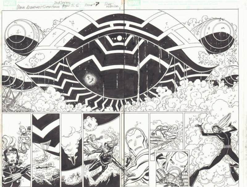 Marvel Adventures Super Heroes #7 (Marvel Comics), raw, ungraded comic book — front cover