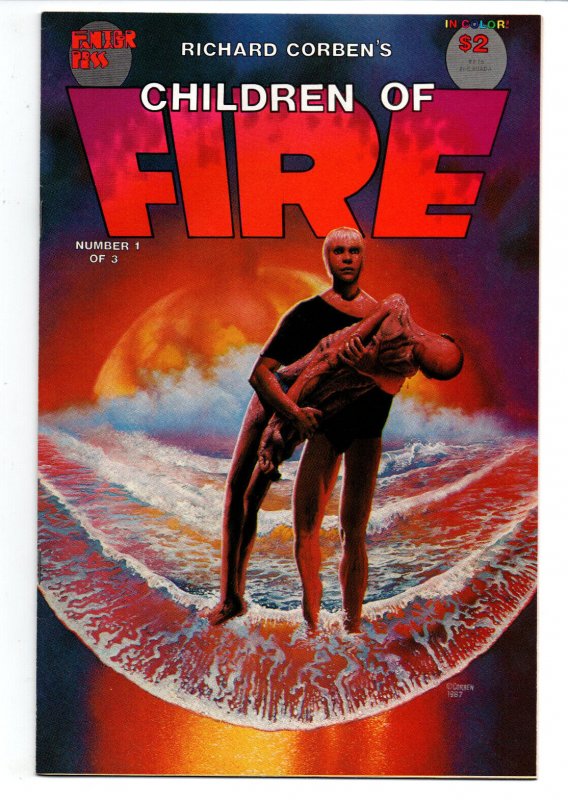 Children of Fire #1 (1987), raw comic book in VF condition — front cover