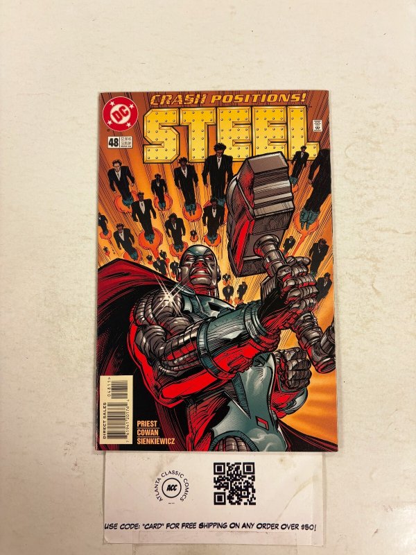 Steel #48 (DC Comics), raw comic book in NM condition — front cover