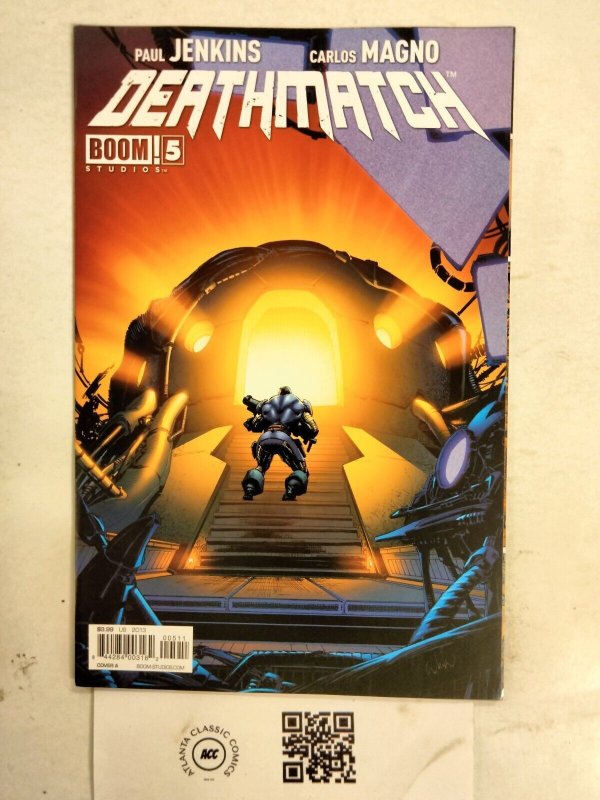Deathmatch #5 (Boom! Studios), raw comic book in NM condition — front cover