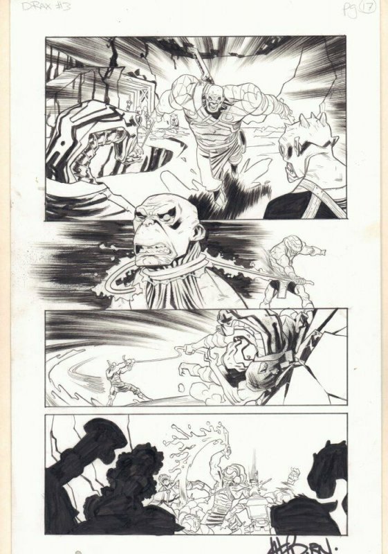 Drax #3, raw, ungraded comic book — front cover