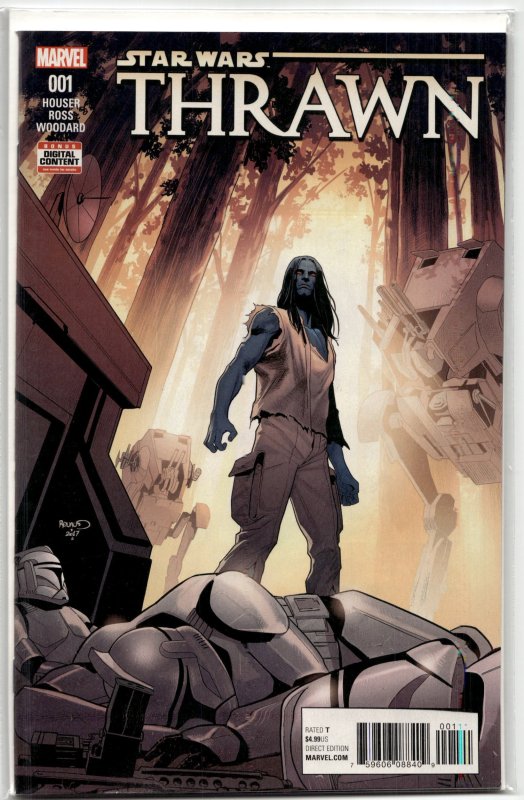 Star Wars: Thrawn #1 (2018), raw, ungraded comic book — front cover