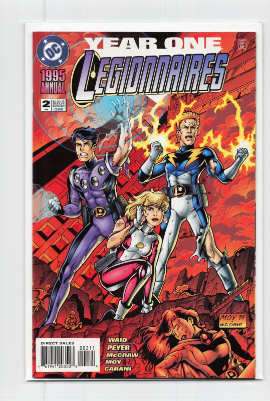 Legionnaires Annual #2 (1995), raw, ungraded comic book — front cover