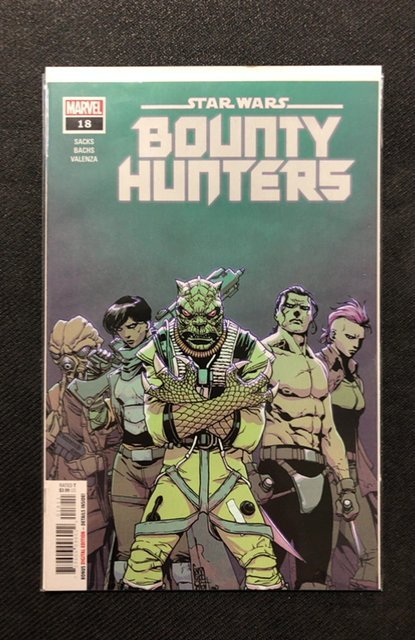 Star Wars: Bounty Hunters #18 (Marvel Comics, 2022), raw, ungraded comic book — front cover