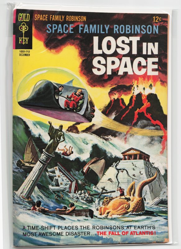 Space Family Robinson #25 (Gold Key, 1967), raw, ungraded comic book — front cover