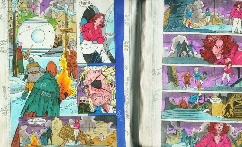 Time Masters-Rare-Dc Color Guides Prod. Art (DC Comics), raw, ungraded comic book — front cover