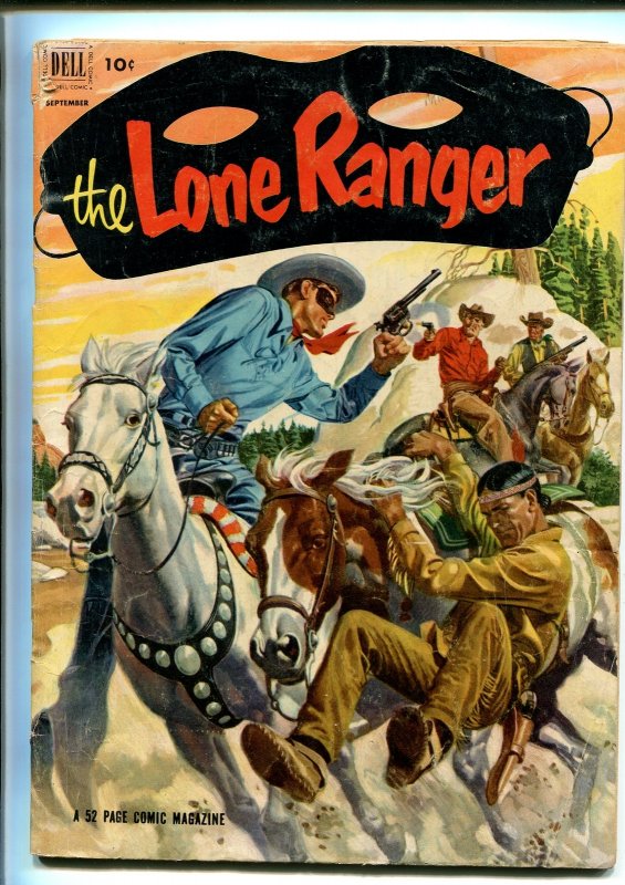 Lone Ranger #51-1952-Dell-Western-Radio-Tv-Secret IDENTITY-THRILLS-good/vg, raw, ungraded comic book — front cover