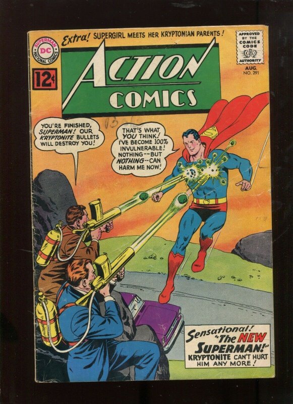 Action Comics #291 (DC Comics, 1962), raw comic book in 4.0 condition — front cover