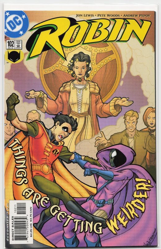 Robin #102 (DC Comics, 2002), raw, ungraded comic book — front cover
