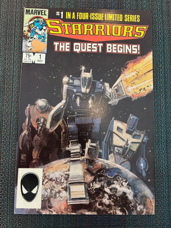 Starriors #1 (1984), raw, ungraded comic book — front cover