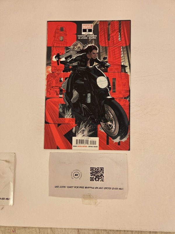 Black Widow #9 (Marvel Comics), raw comic book in NM condition — front cover