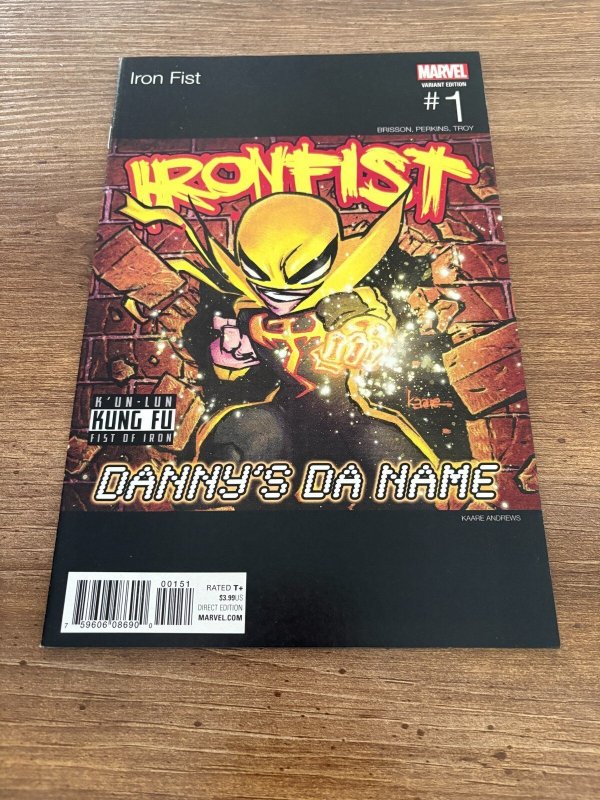 Iron Fist #1 (Marvel Comics), raw comic book in NM condition — front cover