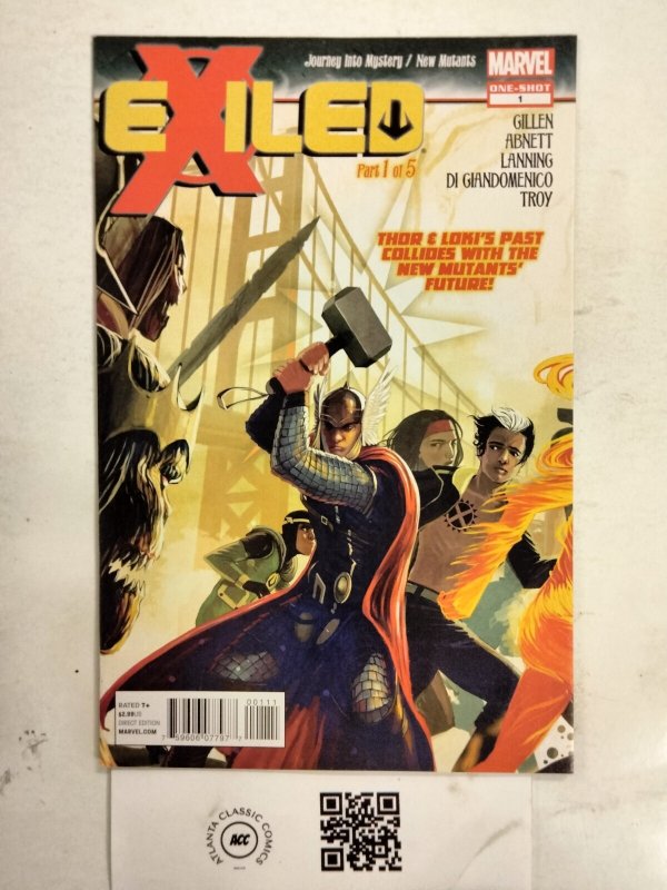 Exiled #1 (Marvel Comics), raw comic book in NM condition — front cover