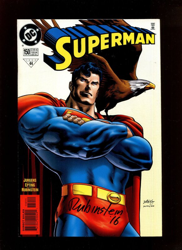 Superman #150 (DC Comics, 2014), raw comic book in 9.0 condition — front cover