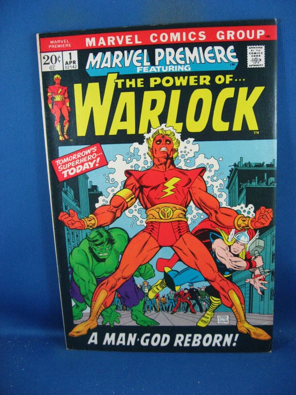 Marvel Premiere #1 (Marvel Comics, 1972), raw, ungraded comic book — front cover