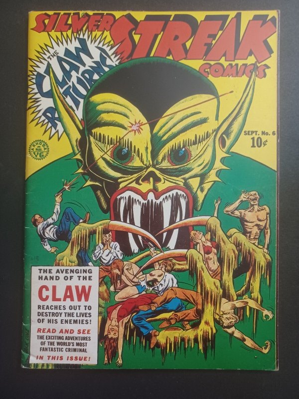 Silver Streak Comics #6 (1975), raw comic book in FN/VF condition — front cover