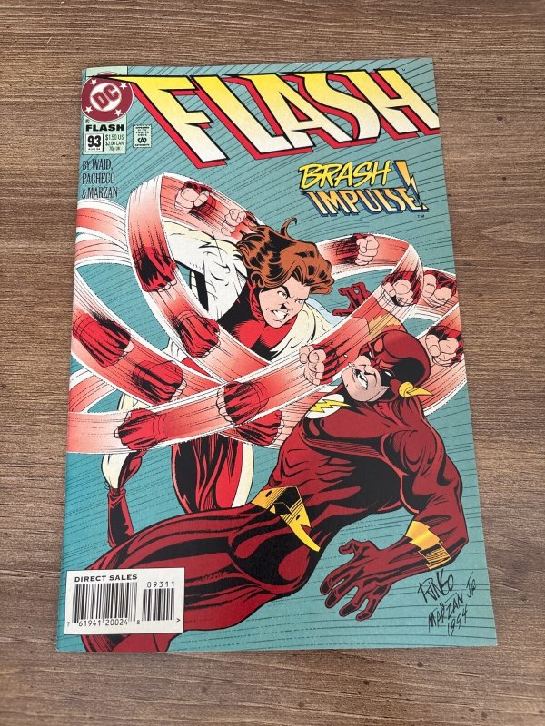 Flash #93 (DC Comics), raw comic book in NM condition — front cover