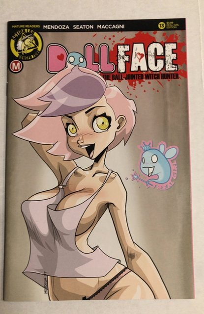 DollFace #13 (Zenescope Entertainment, 2018), raw, ungraded comic book — front cover