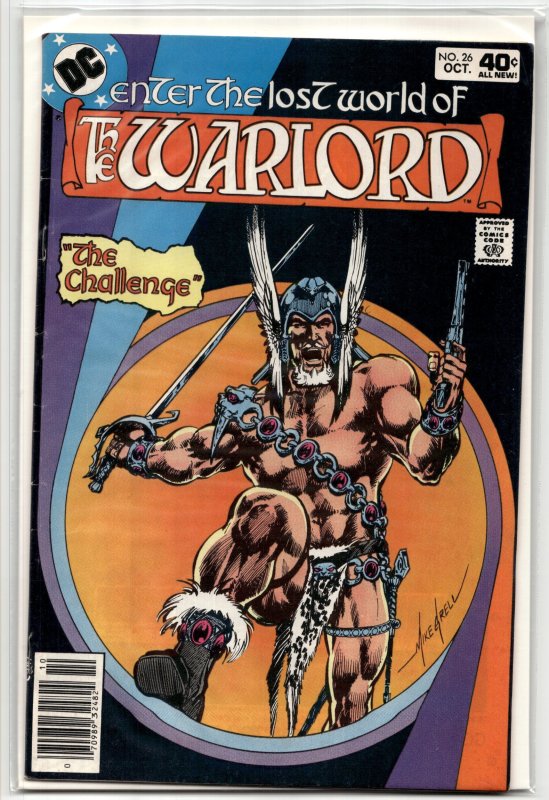Warlord #26 (DC Comics, 1979), raw, ungraded comic book — front cover