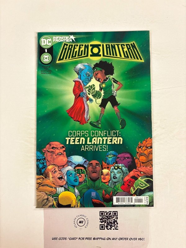 Green Lantern #1 (DC Comics), raw comic book in NM condition — front cover