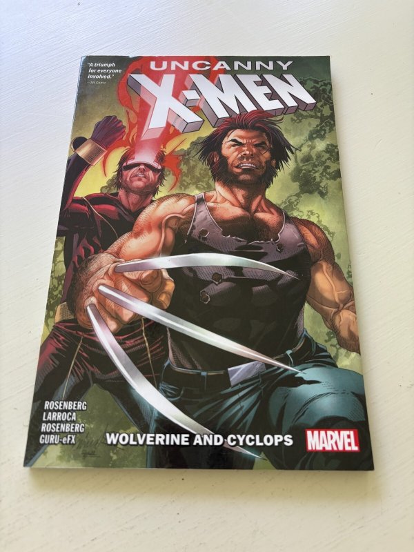 Wolverine & Cyclops Uncanny X-Men TPB Graphic Novel Comic Book Marvel #1, raw, ungraded comic book — front cover