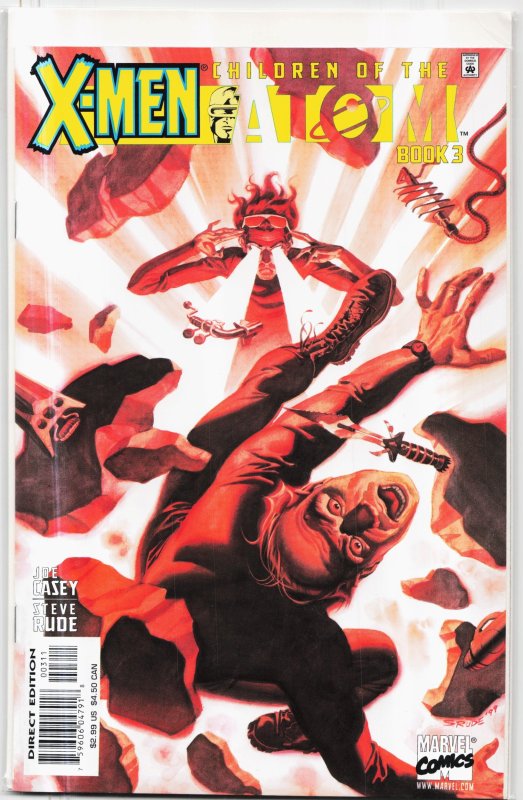 X-Men: Children of the Atom #3 (Marvel Comics, 2000), raw, ungraded comic book — front cover
