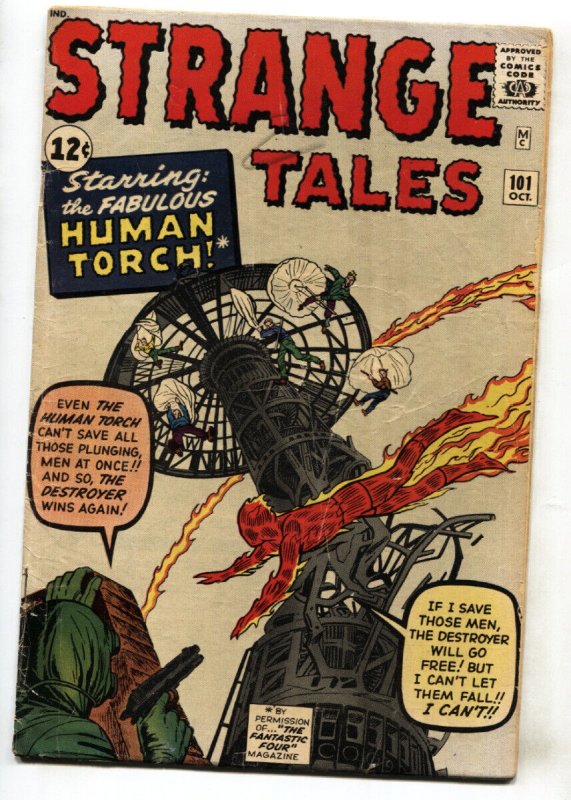 Strange Tales #101 (Marvel Comics, 1962), raw, ungraded comic book — front cover