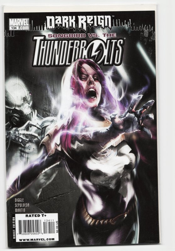 Thunderbolts #134 (Marvel Comics, 2009), raw, ungraded comic book — front cover