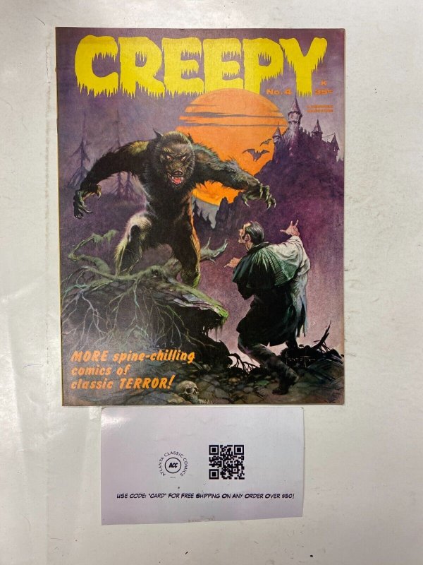 Creepy #4 (Warren Publishing, 1965), raw comic book in VF/NM condition — front cover