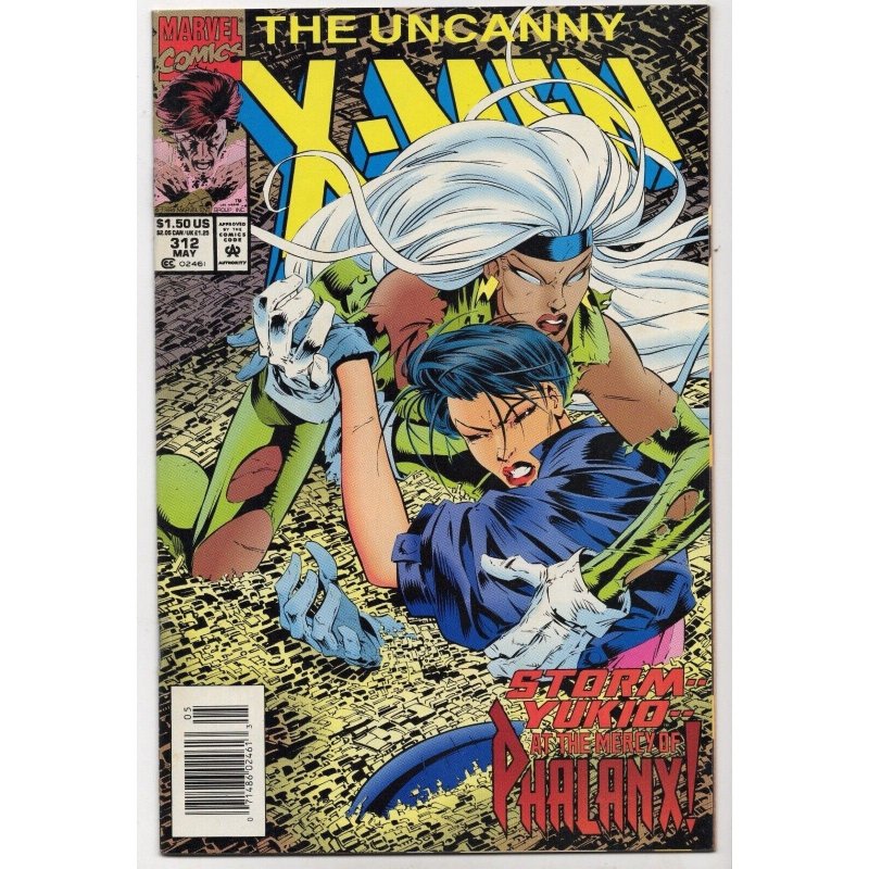 Uncanny X-Men #312 (Marvel Comics, 1994), raw comic book in VF+ 8.5 condition — front cover