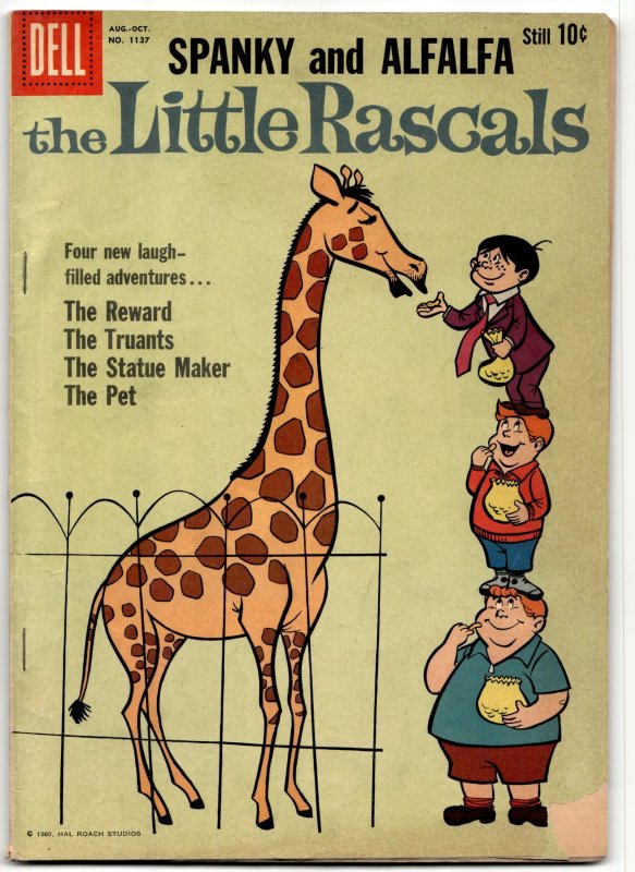 Four Color #1137 (Dell Comics, 1960), raw, ungraded comic book — front cover