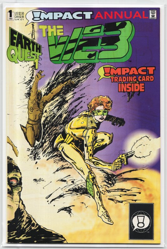 The Web Annual (1992) the Web (1992), raw, ungraded comic book — front cover