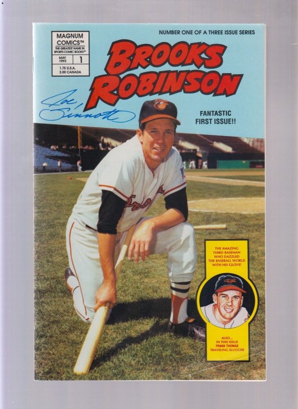 Brooks Robinson #1 (1992), raw comic book in 8.5 condition — front cover