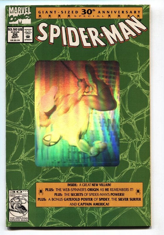 Spider-Man #26 (Marvel Comics, 1992), raw comic book in VF condition — front cover