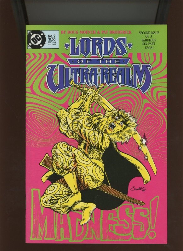 Lords of the Ultra-Realm #2 (1986), raw comic book in 8.5 condition — front cover