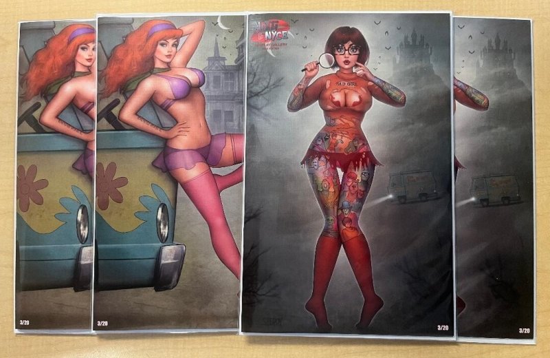 Velma & Daphne Scooby Doo Linen #4, raw, ungraded comic book — front cover