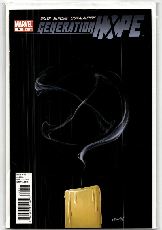 Generation Hope #9 (2011), raw, ungraded comic book — front cover