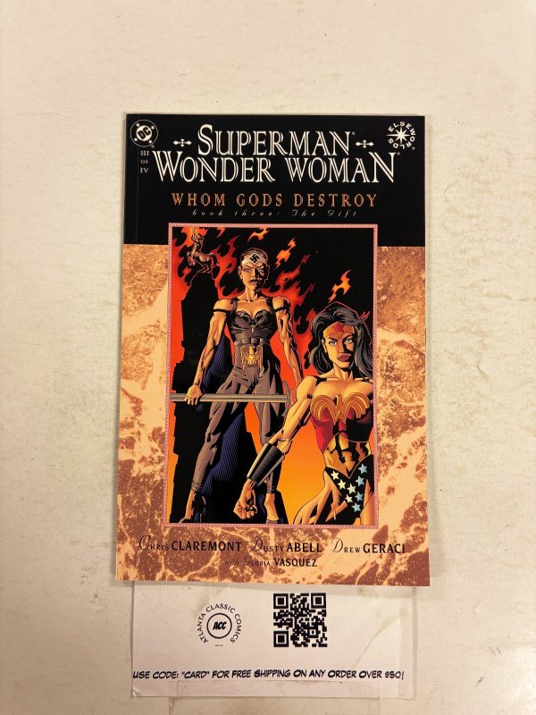 Superman Wonder Woman Whom the Gods Destroy #3 (DC Comics), raw comic book in NM condition — front cover