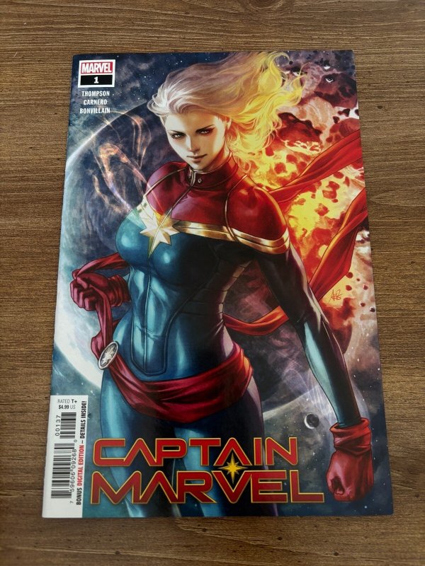 The Life of Captain Marvel #1 (2018), raw comic book in NM condition — front cover