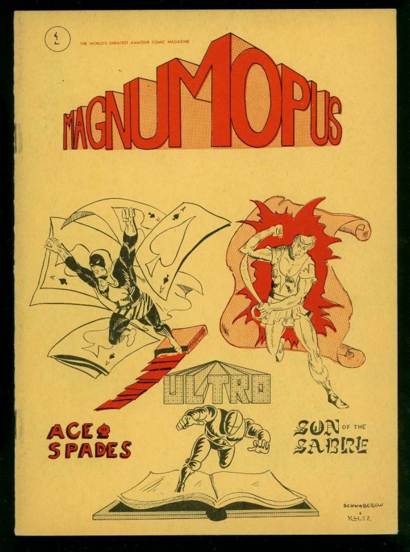 Magnum Opus Fanzine #1 (1965), raw, ungraded comic book — front cover