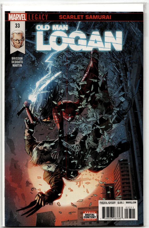 Old Man Logan #33 (2018), raw, ungraded comic book — front cover