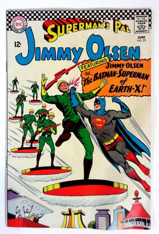 Superman's Pal Jimmy Olsen #93 (DC Comics, 1966), raw comic book in VG condition — front cover