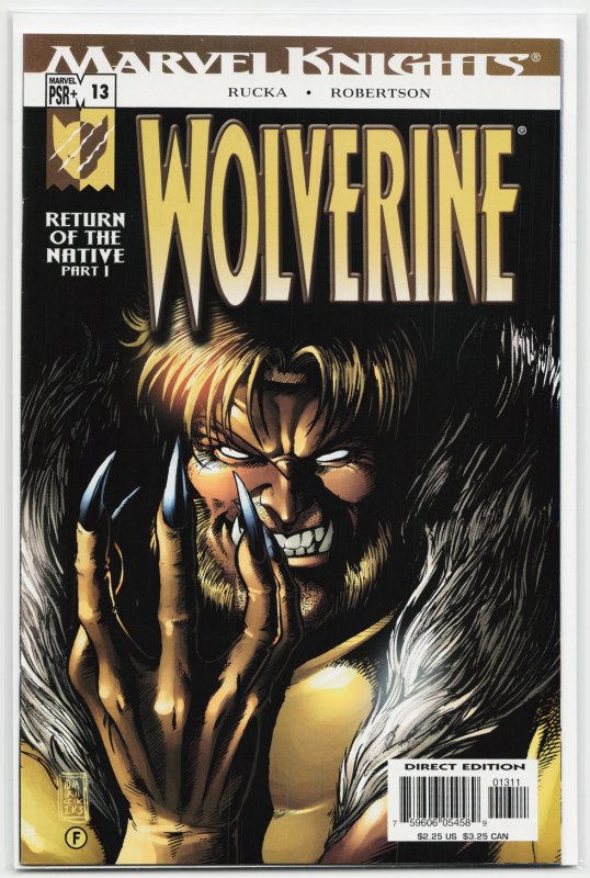 Wolverine #13 (Marvel Comics, 2004), raw, ungraded comic book — front cover