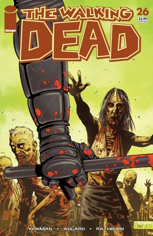The Walking Dead #26 (Image Comics, 2003), raw comic book in NM condition — front cover
