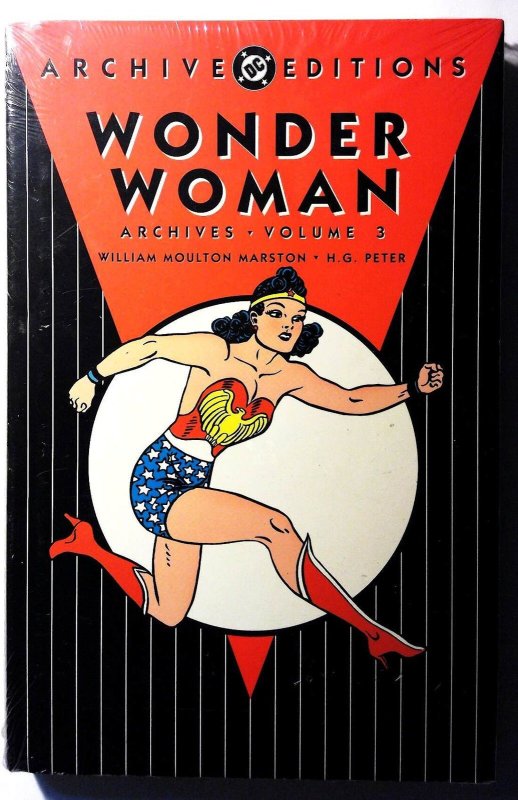 DC Archive Editions Wonder Woman HC #3 2002 DC Collects Sensation #18-24 WW #5-7 (DC Comics, 2002), raw, ungraded comic book — front cover