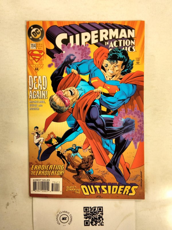 Action Comics #704 (DC Comics), raw comic book in NM condition — front cover