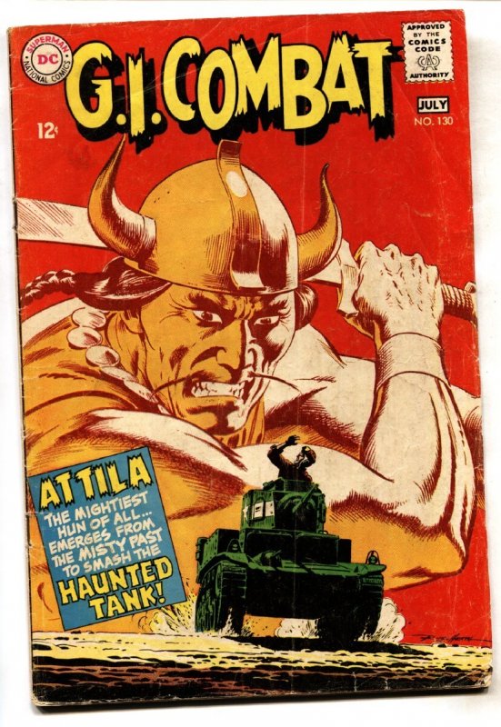 G.I. Combat #130 (DC Comics), raw, ungraded comic book — front cover