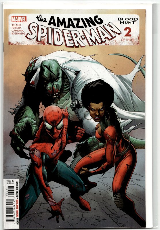Amazing Spider-Man: Blood Hunt #2 (Marvel Comics, 2024), raw, ungraded comic book — front cover