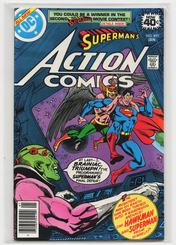 Action Comics #491 (DC Comics, 1979), raw, ungraded comic book — front cover